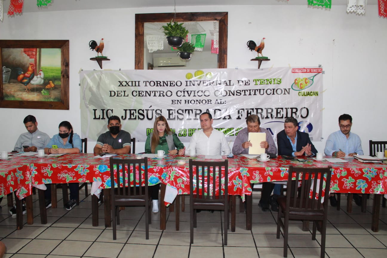 Anuncian XXIII torneo invernal de tenis, temporada “Lic. Jesús Estrada Ferreiro”