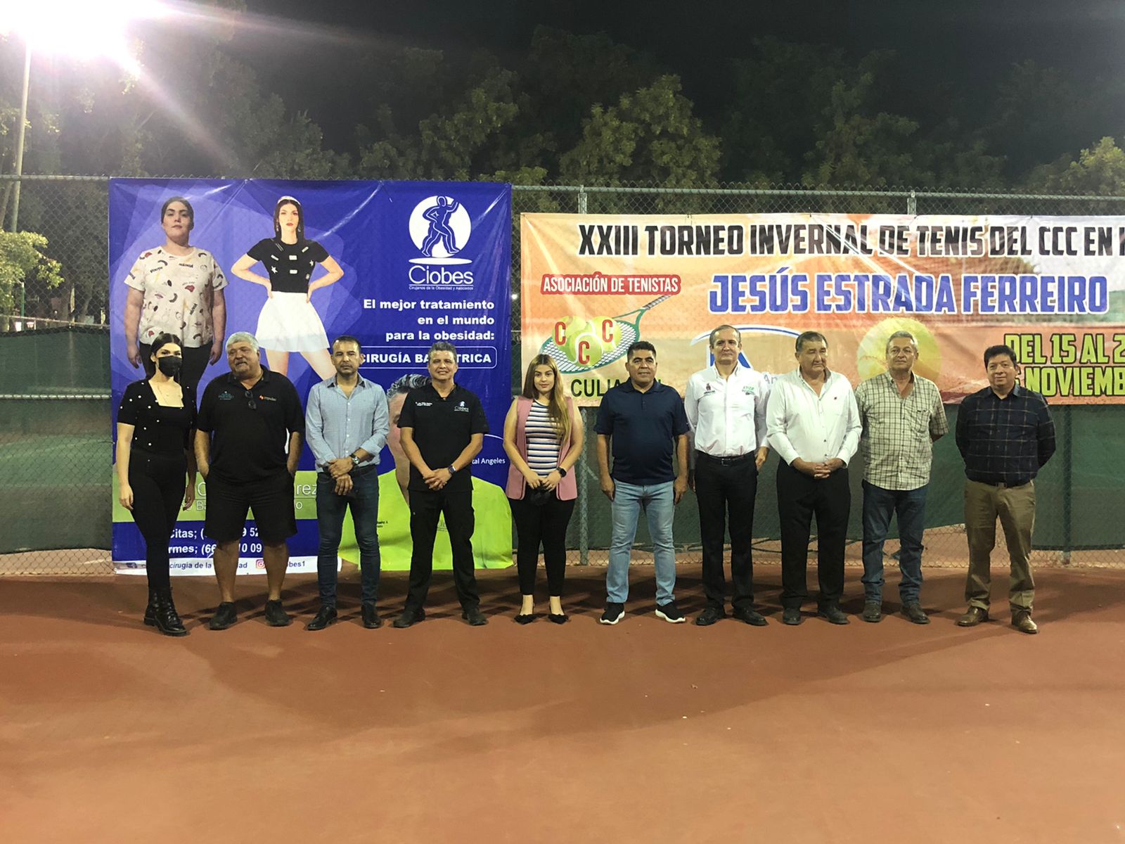 Inauguran el XXIII torneo de tenis en honor a Lic. Jesús Estrada Ferreiro