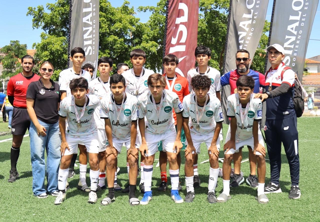 Cumple Culiacán en Estatal del futbol 6x6 de los Juegos Nacionales Populares 2025; logra tres boletos
