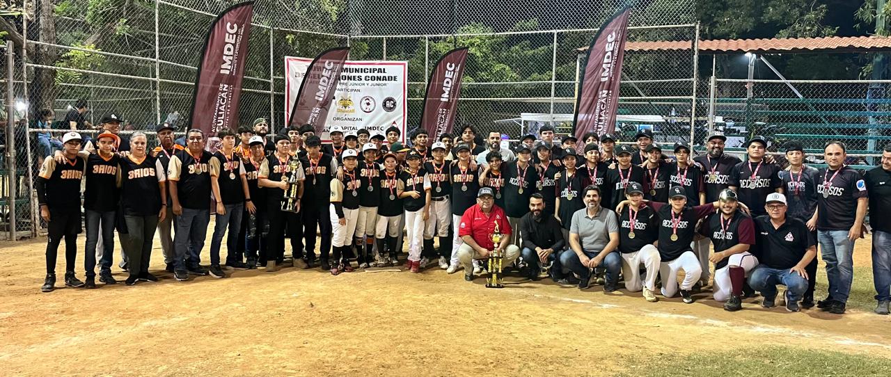 Tres Ríos y Recursos, campeones del Torneo Municipal de Beisbol